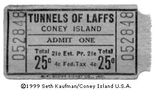 Ticket for Tunnel of Laffs