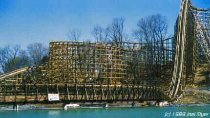 Hercules first drop & lake turn